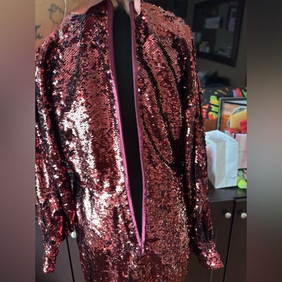 Ted Baker Evening Dress 'EMALEEE' in Carmine Red in size 2 - Picture 15 of 16